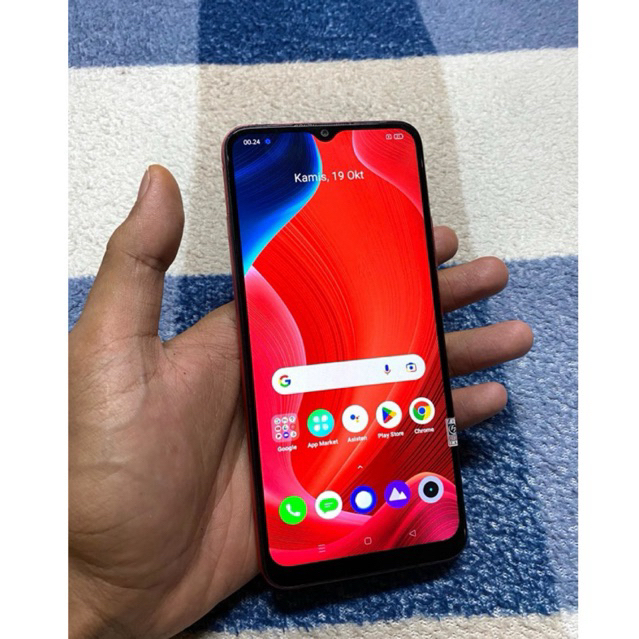 REALME C12 3/32 4G LTE HANDPHONE ANDROID SECOND MURAH