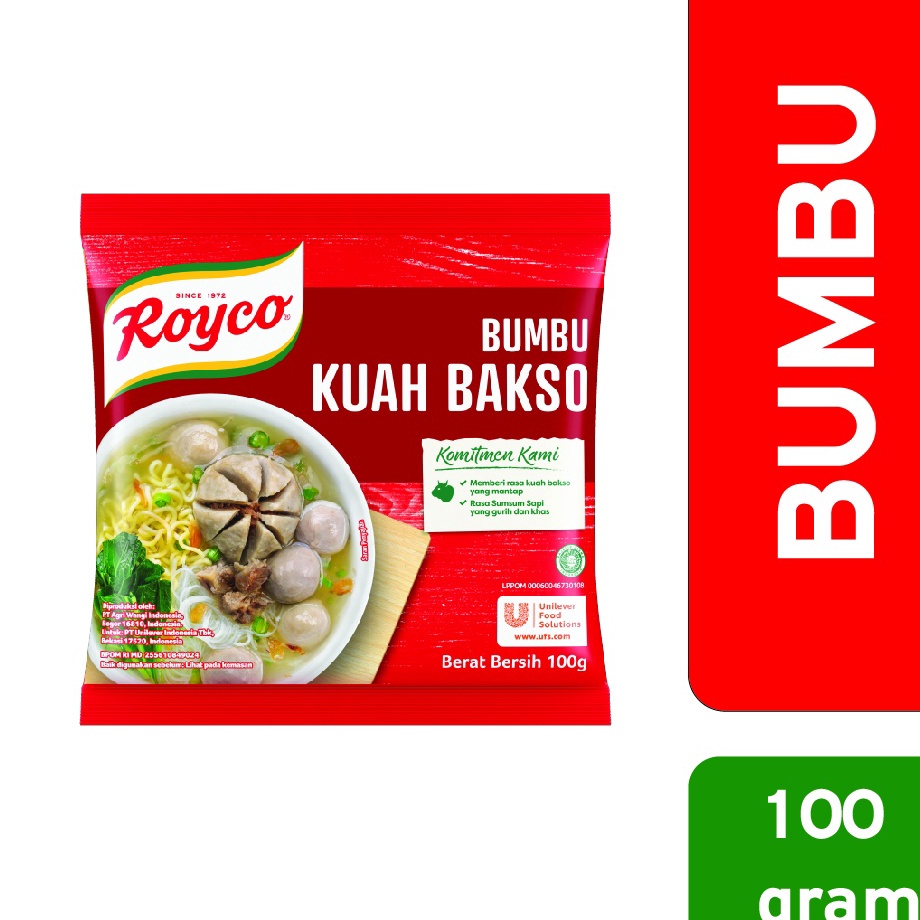 

Model Baru Royco Kuah Bakso 100G