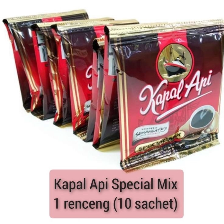 

Seller Kapal Api Special Mix 1 Renteng (10 sachet)