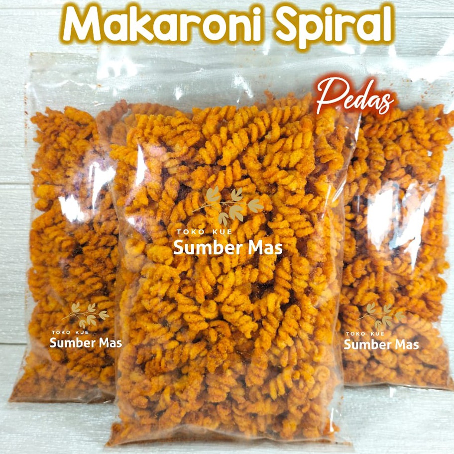 

Murah MAKARONI SPIRAL MACARONI SPIRAL RASA PEDES Berat bersih 250 gr - Pedas