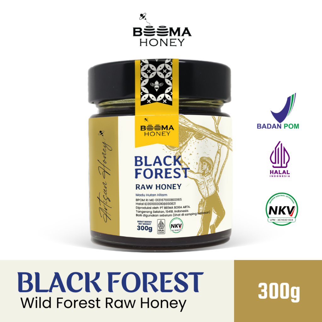 

Beema Honey - Madu Hutan Organik Black Forest Raw Honey - 300g
