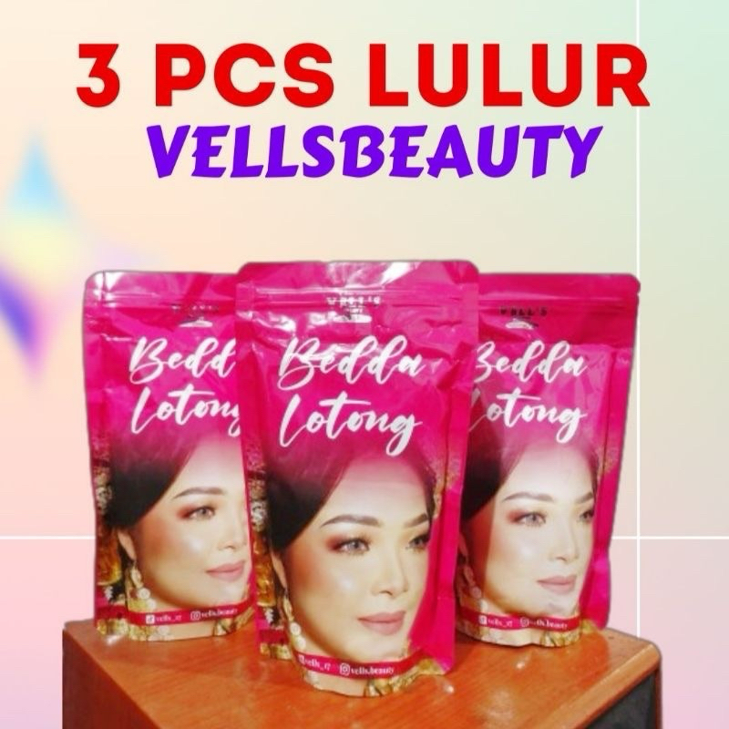 LULUR VELIS 3 BUNGKUS /LULUR VELLS BEAUTY