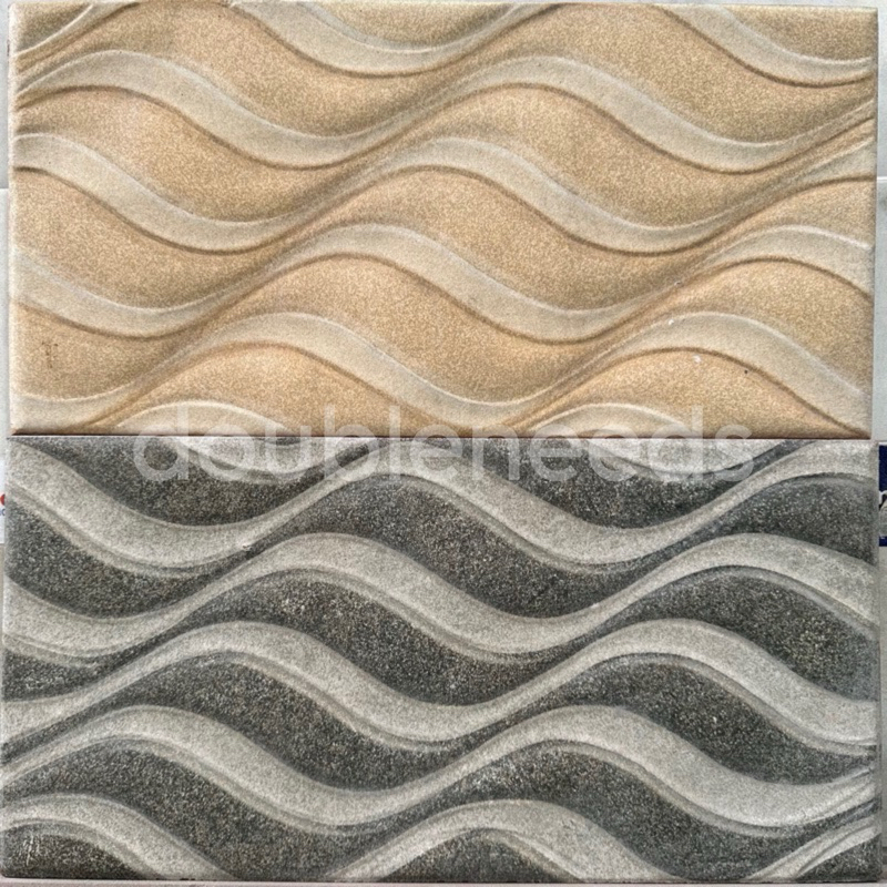 KERAMIK DINDING WAVE 20x40 / KERAMIK DINDING MOTIF OMBAK / KERAMIK DINDING