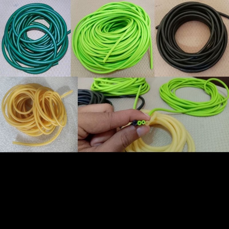 Karet ketapel lateks elastis pentil tabung Slingshot Rubber tube type 3050 1745 2050 2060