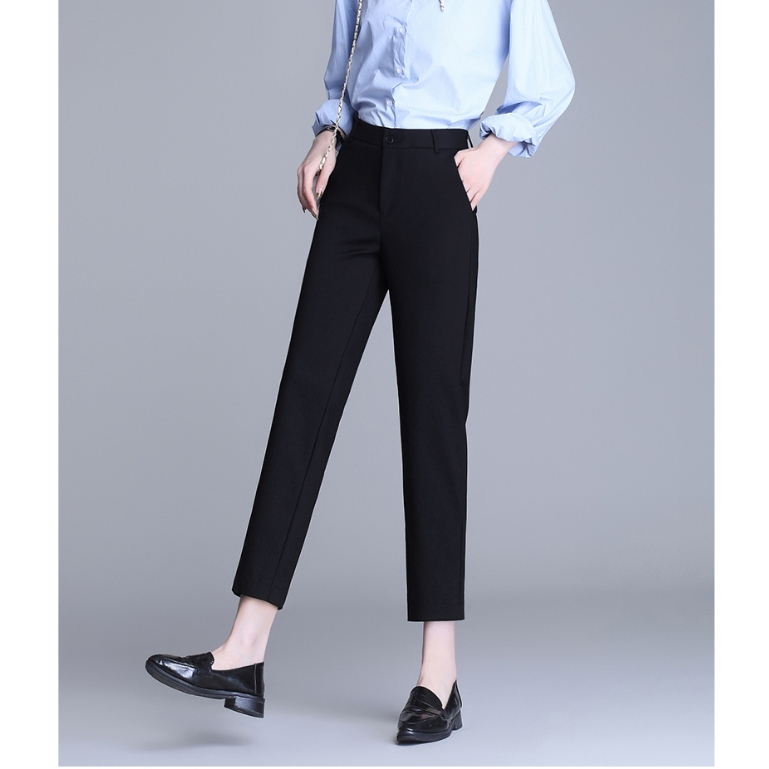 Celana Kerja formal zipper slimfit celana kerja wanita skinny