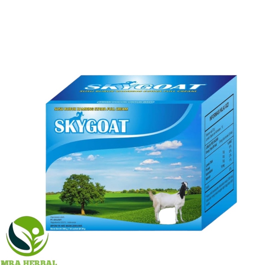 

B@u SkyGoat Susu Kambing Etawa Original Dengan Bubuk Krim | Susu Kambing Skygoat Per Box Termurah di
