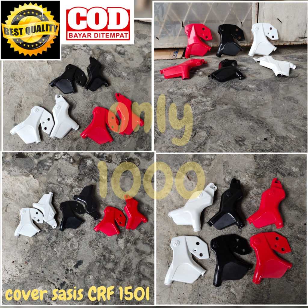 TUTUP SASIS CRF 150 L COVER RANGKA FRAME GUARD CRF 150 L TRAIL SUPERMOTO MOTOCROSS