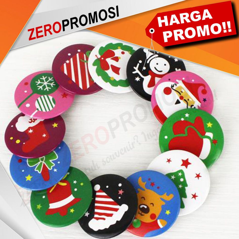 Souvenir Pin Natal - Pin panitia Natal - Souvenir Pin peniti Natal