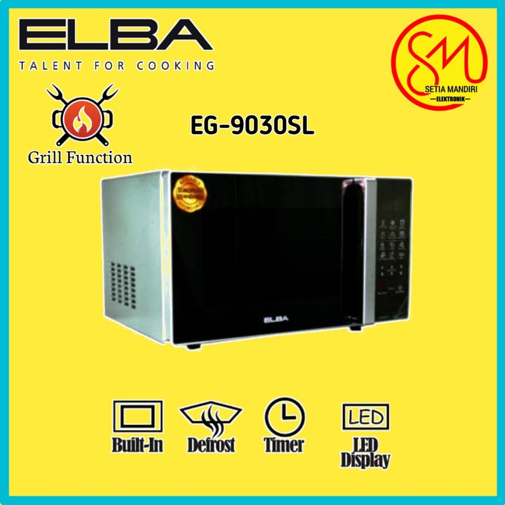 ELBA EG9030SL Microwave Oven 30L Grill 30 Liter