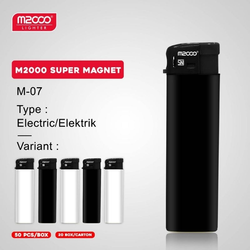 Korek Magnet M2000 polos M-07 (50pcs)