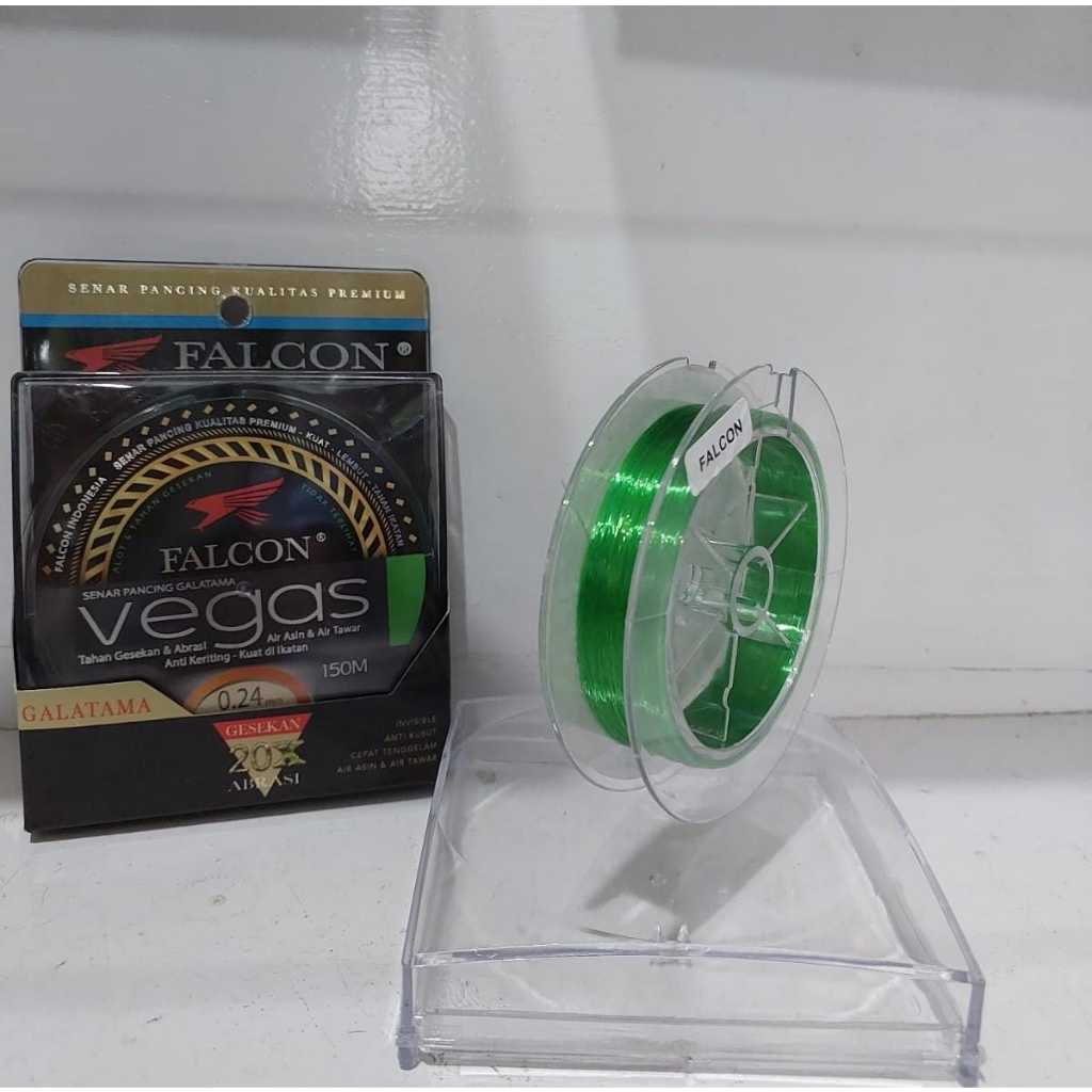 senar pancing falcon vegas 150 meter (senar galatama)