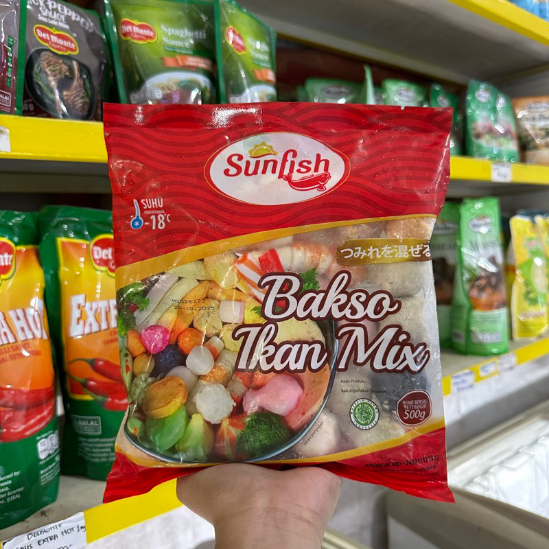 

Sunfish bakso ikan mix 500g