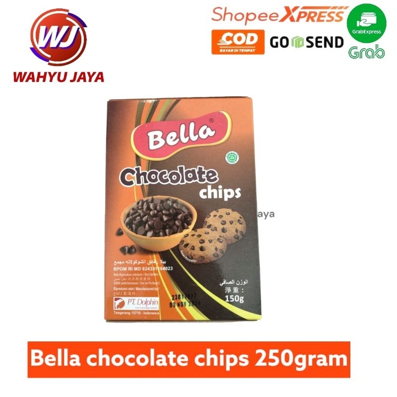 

bella chocolate chips 150 gram