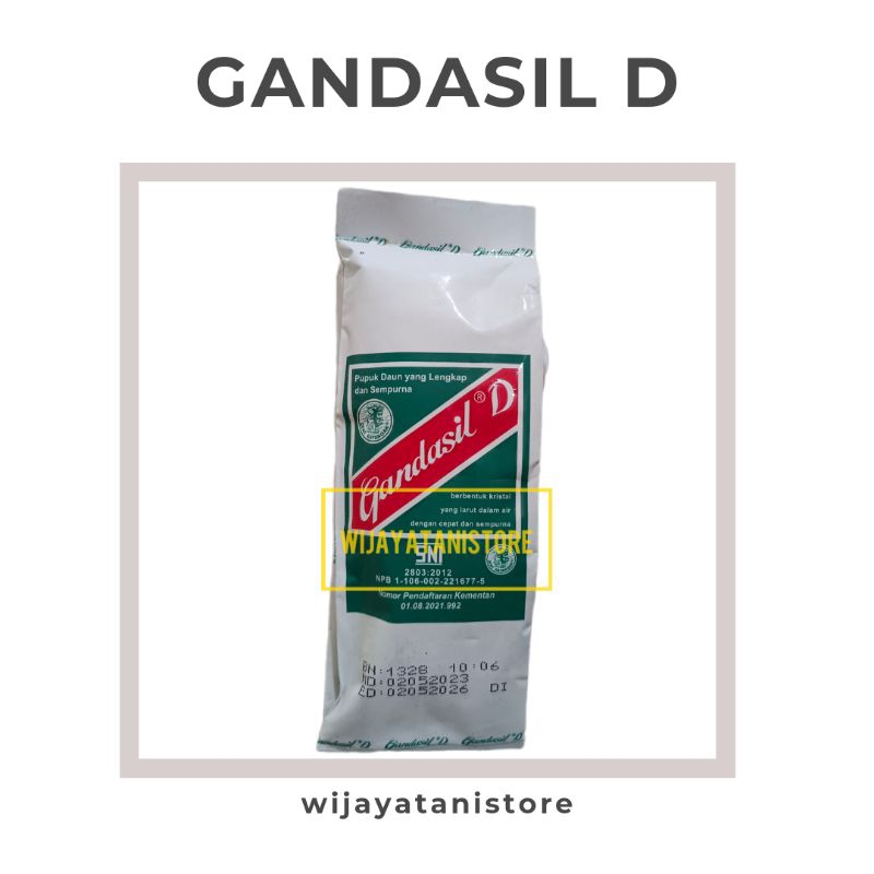 Pupuk Gandasil B | Pupuk Gandasil D | Pupuk Daun dan Buah Gandasil 100 Gram