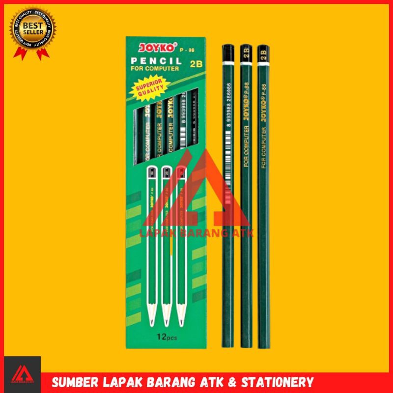 

Pensil 2B Joyko P-88 isi 12 pcs