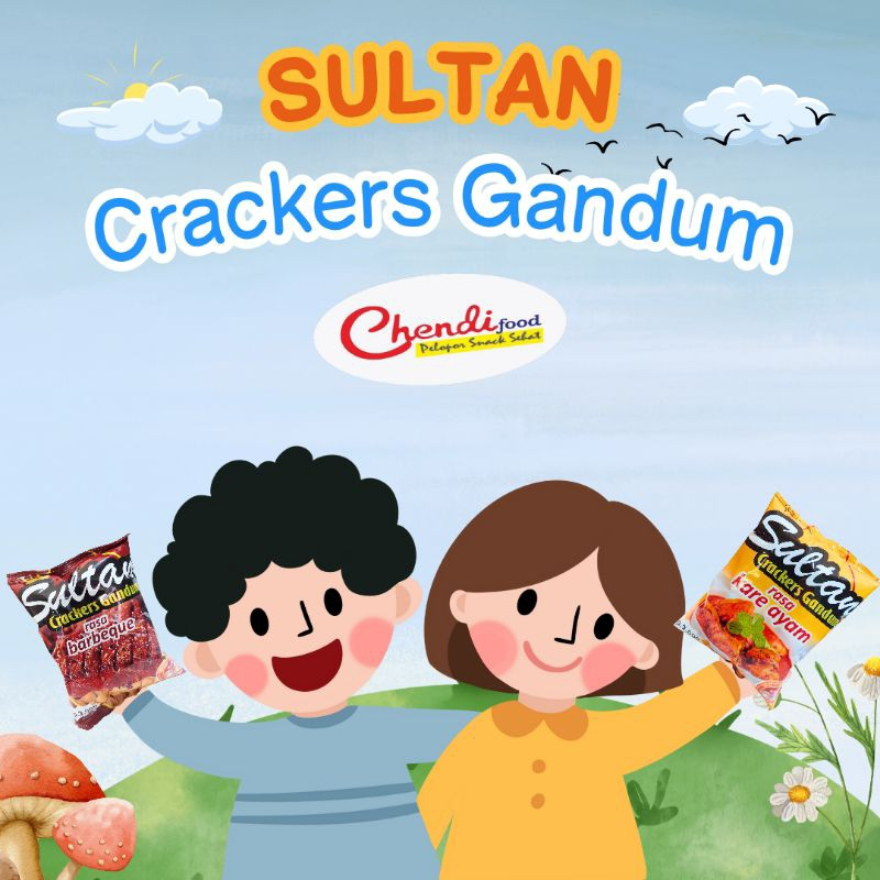 

PROMOO SNACK Sultan Gandum Creackers CEMILAN SEHAT RASA BALADO