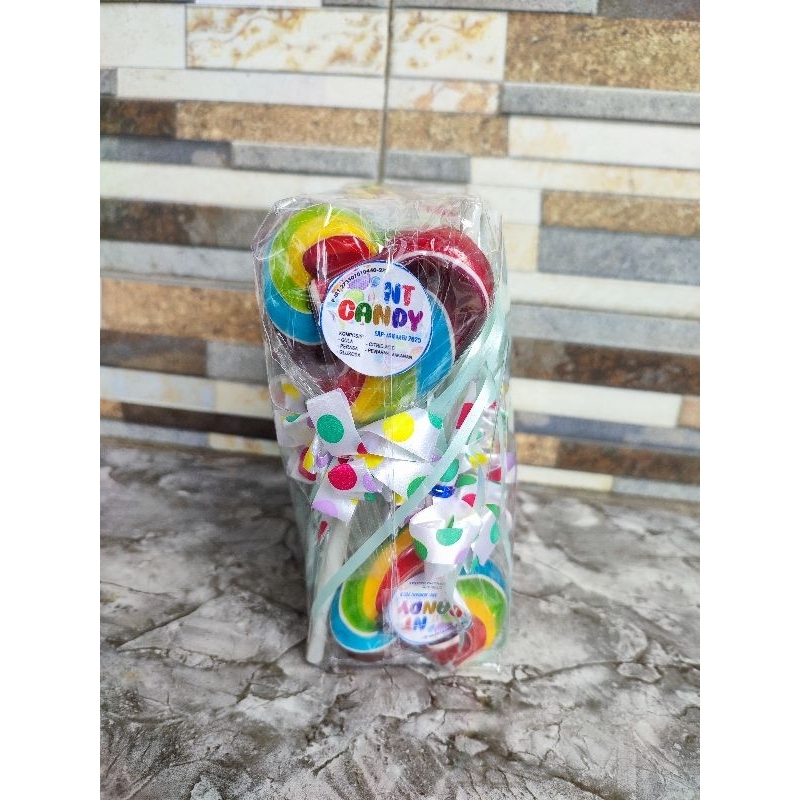 

lollipop diameter 6 cm 1 pack isi 20 pcs