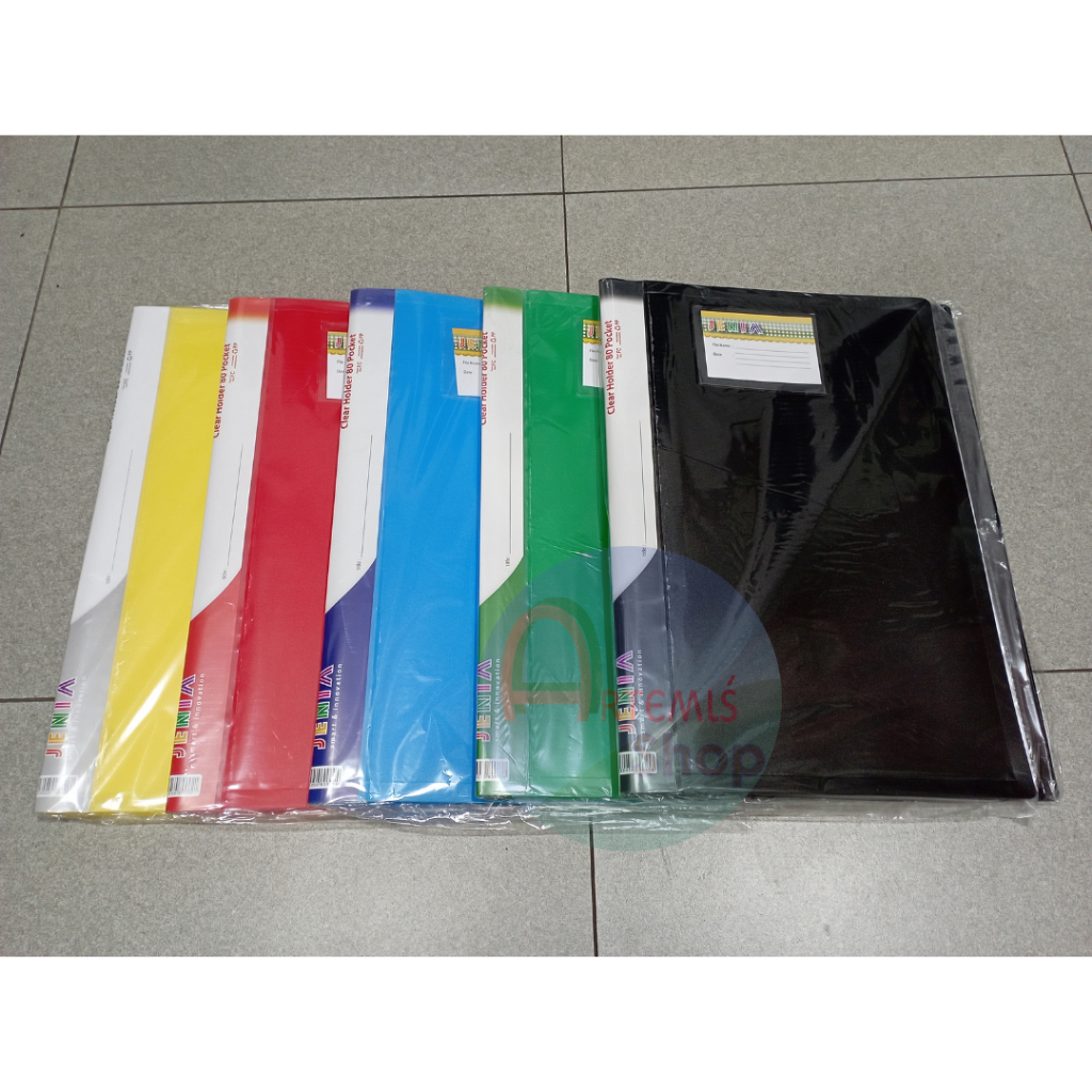 

Map Clear Holder / Display Book F4 Isi 80 Pocket JENIA