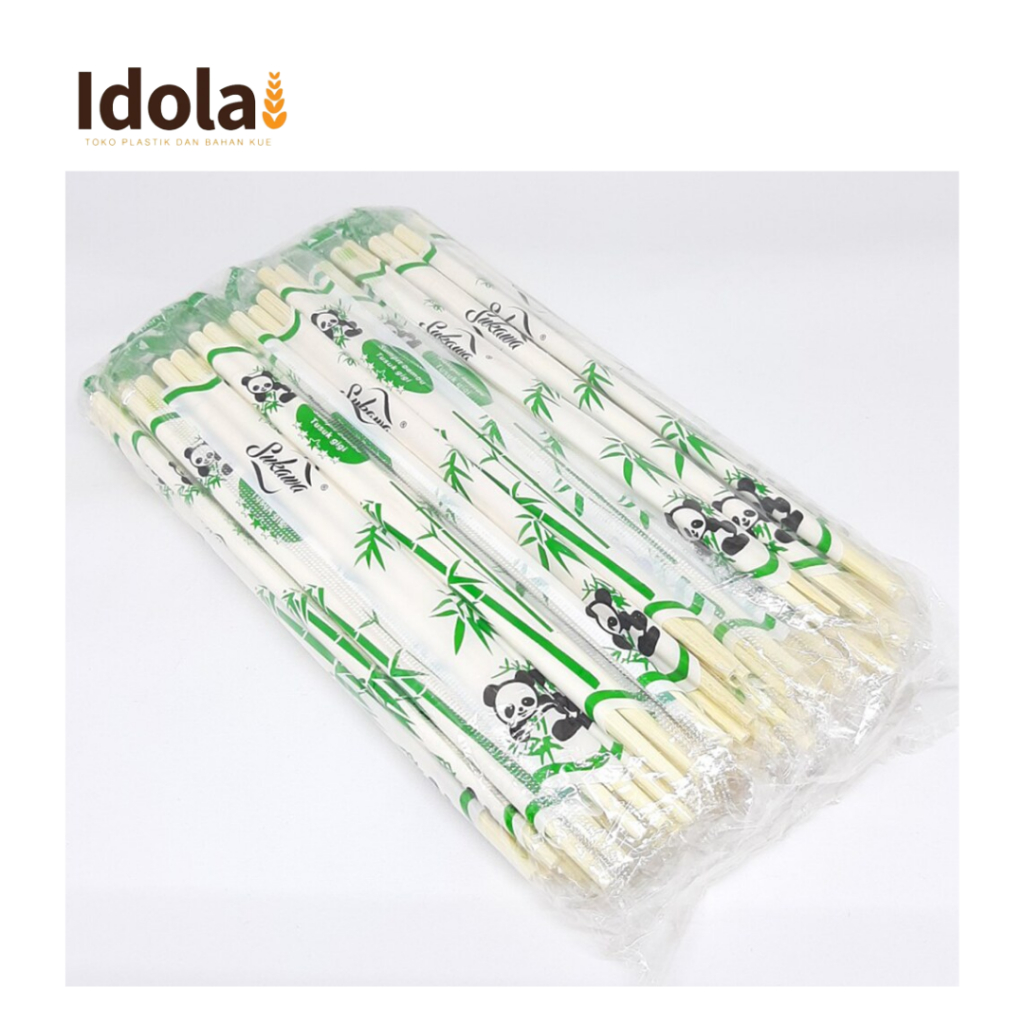 Sumpit Bambu SUKAWA + TUSUK GIGI @50psg