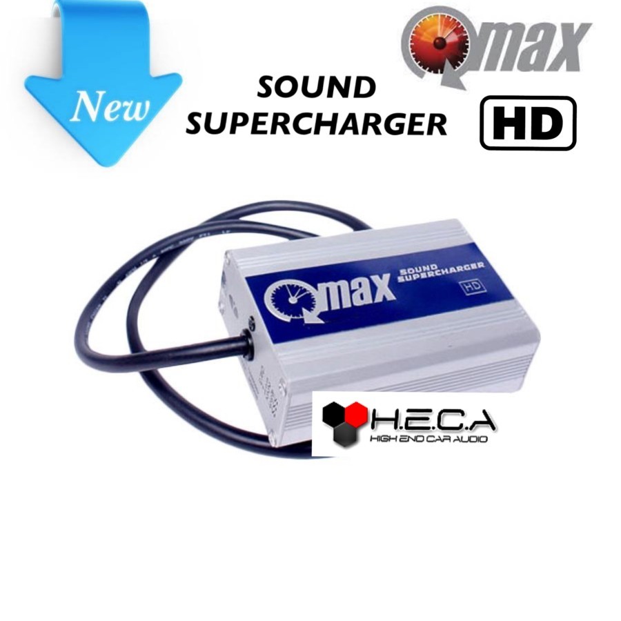 QMAX SOUND SUPERCHARGER HD Voltage Volt Stabilizer Suara Audio Mobil