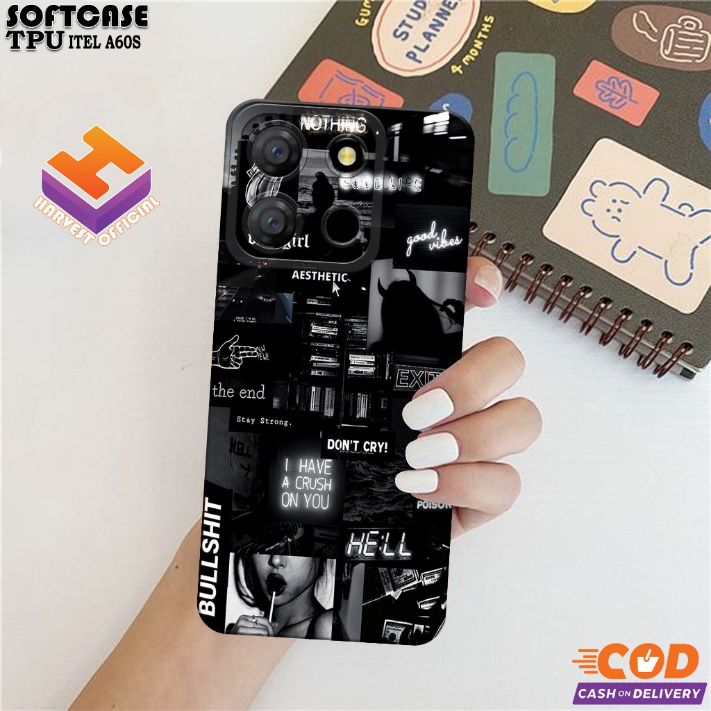 Case Itel A60S Softcase Itel A60S Terbaru Casing Itel A60S  Kesing Itel A60S Terbaru  Silikon Hp Luc