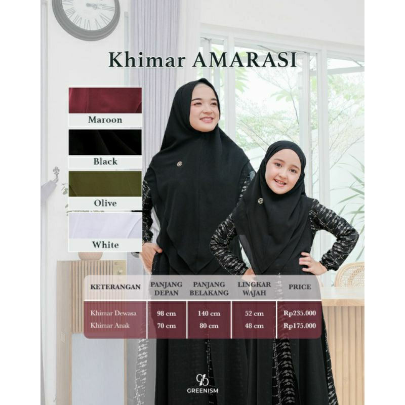 KHIMAR AMARASI BY GREENISM [ SARIMBIT AMARASI | SARIMBIT GREENISM 2023 ]