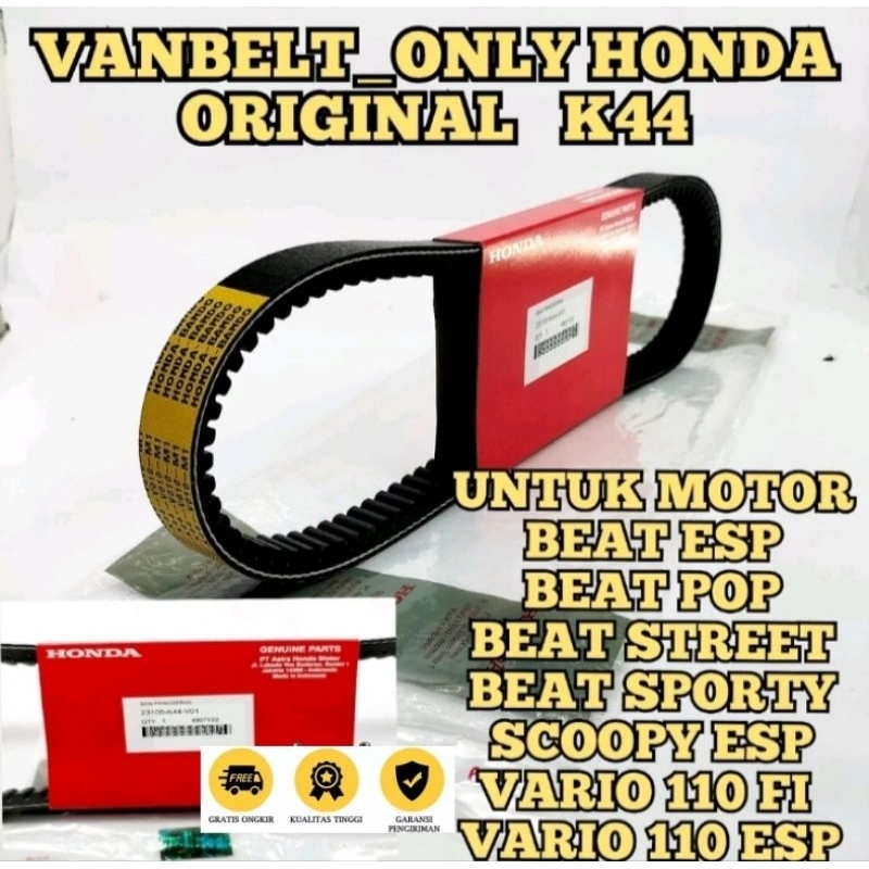 Vanbelt Beat fi only K44 beat fi esp Scoopy fi esp Vario 110 fi esp stater halus