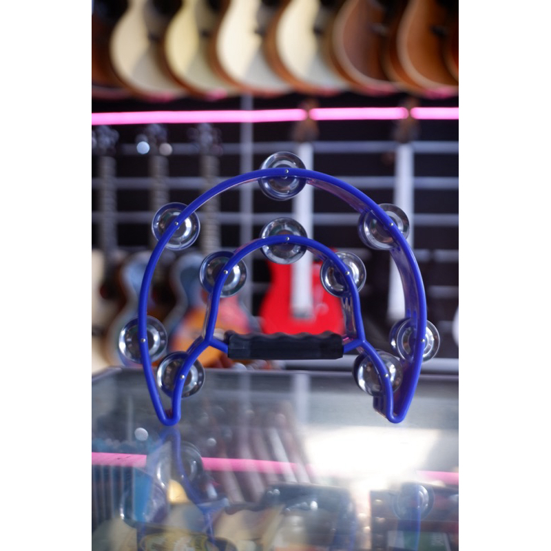 Alat musik Tamborine / kecrekan sabit double hihat