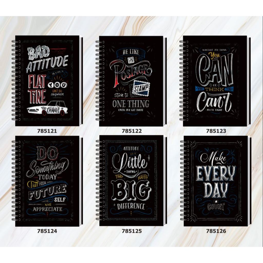 

Spiral Notebook A6 / AMZ / Set 18 / 3514