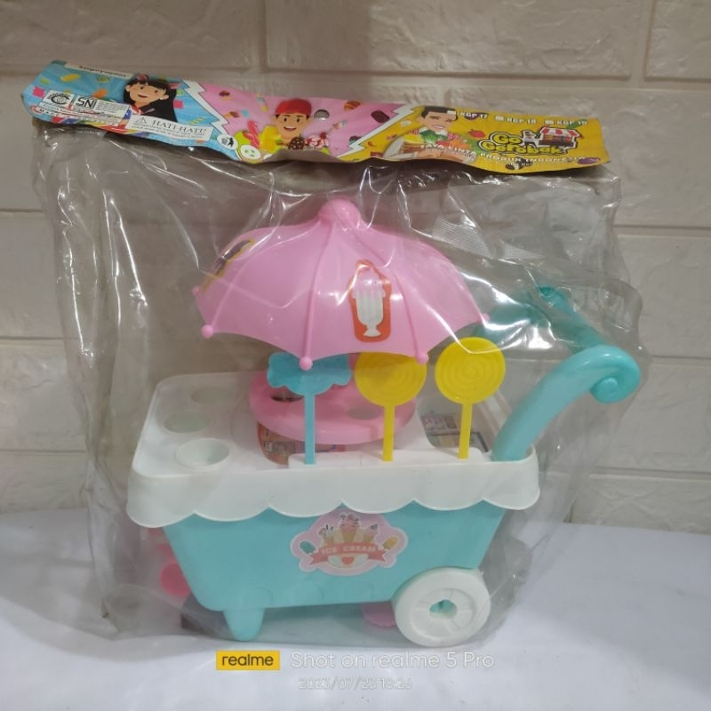 PJM - Mainan Anak Gerobak Es Krim Jumbo KGP 19 - ICE STROLLER