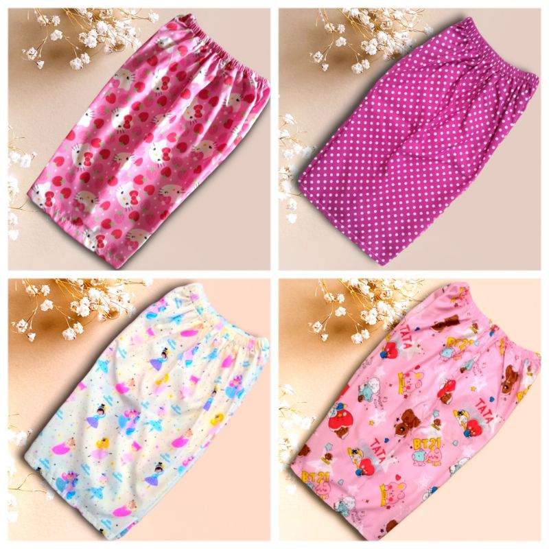 celana santai pendek selutut wanita dan pria