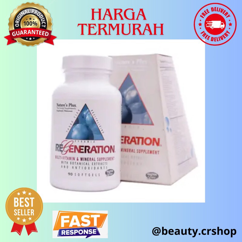 REGENERATION 90TAB/MULTIVITAMIN/MINERAL/TERLENGKAP