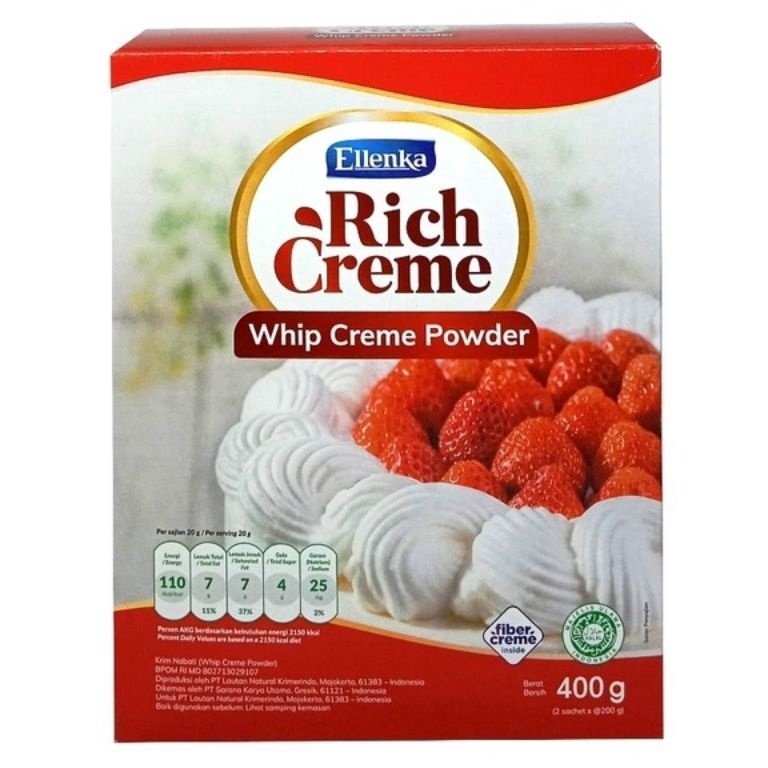 

T3rbat44s 1x RichCreme Whip Creme 400gr Twinpack < 2p pcs 200 gr> Flash Buy