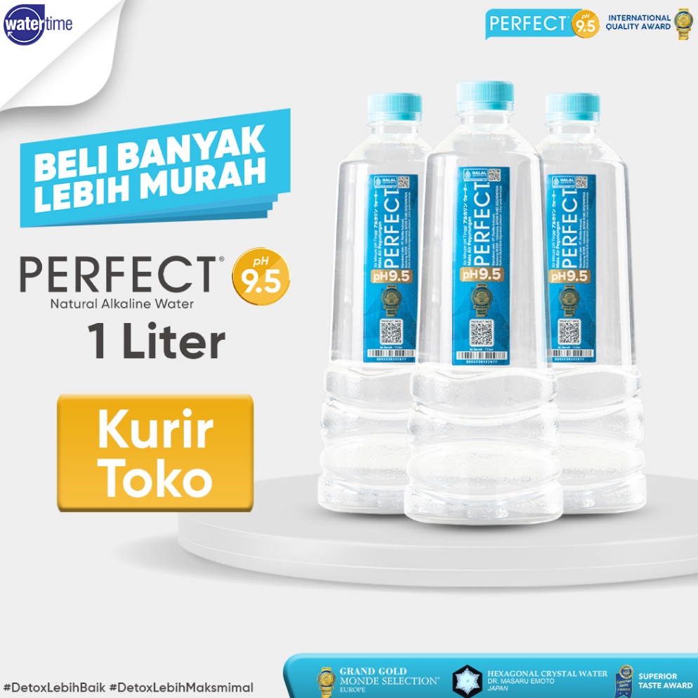 

96 Perfect - Alkaline Water 1 Liter (Air Minum Isi 6 Botol) Best ▔〔▔