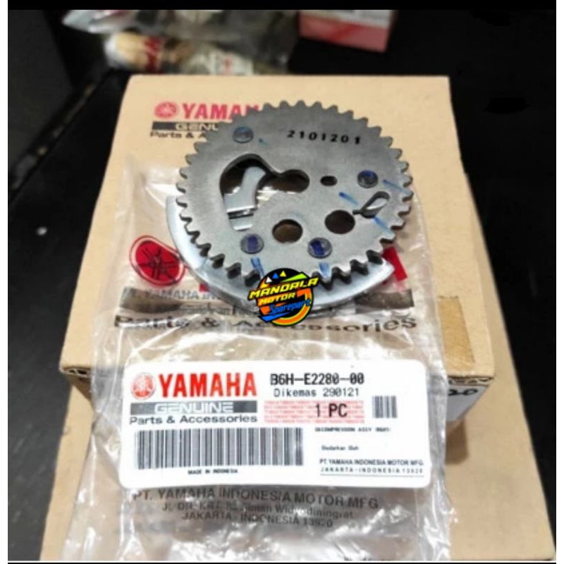 GIGI NOKEN AS/DEKOMPRESI ALL NEW N-MAX 2020-2021( B6H-E2280-00)ASLI YAMAHA