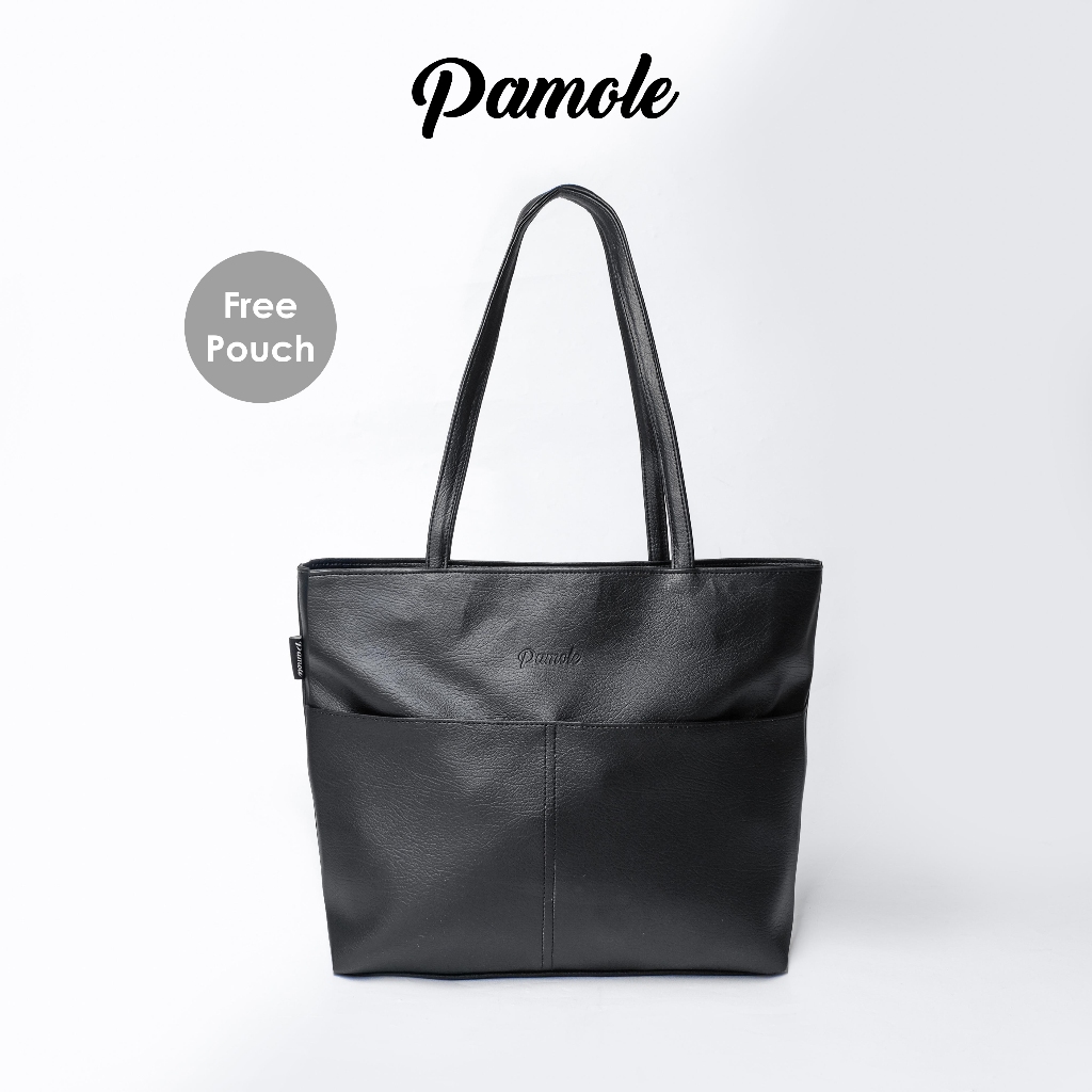Pamole - Tas Tote Bag Wanita Penutup Resleting - Dona Series