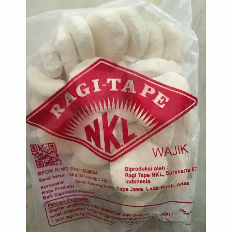 

VZGIA Ragi tape NKL(pakan semut jepang) aafwp