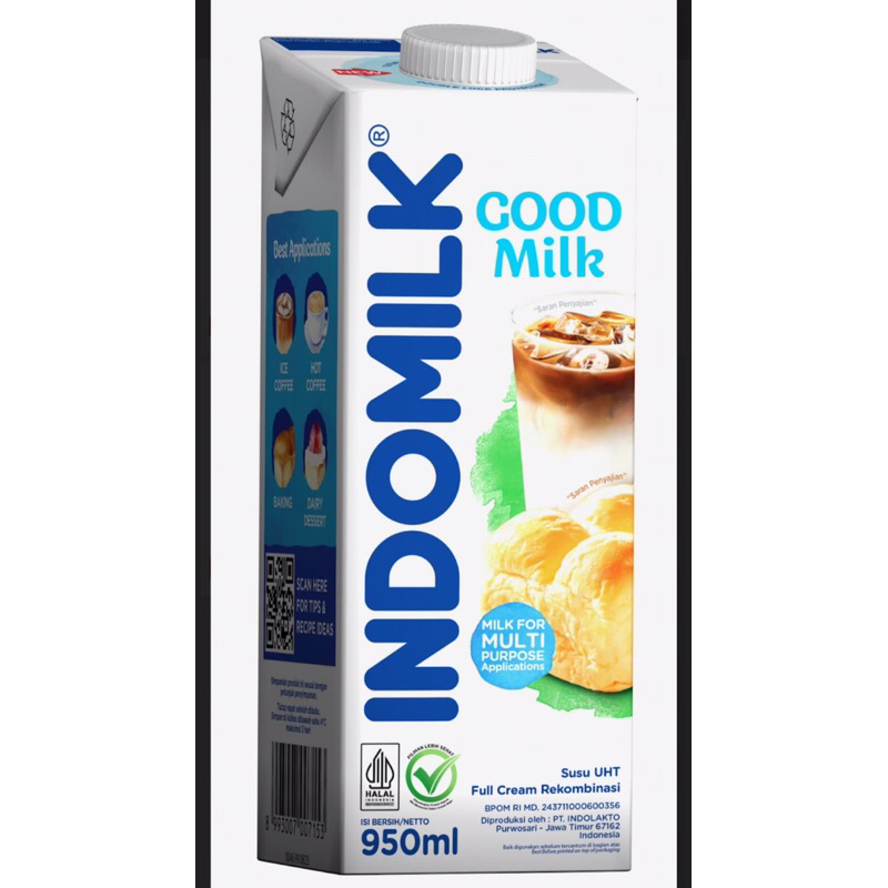 susu UHT indomilk 1 Liter