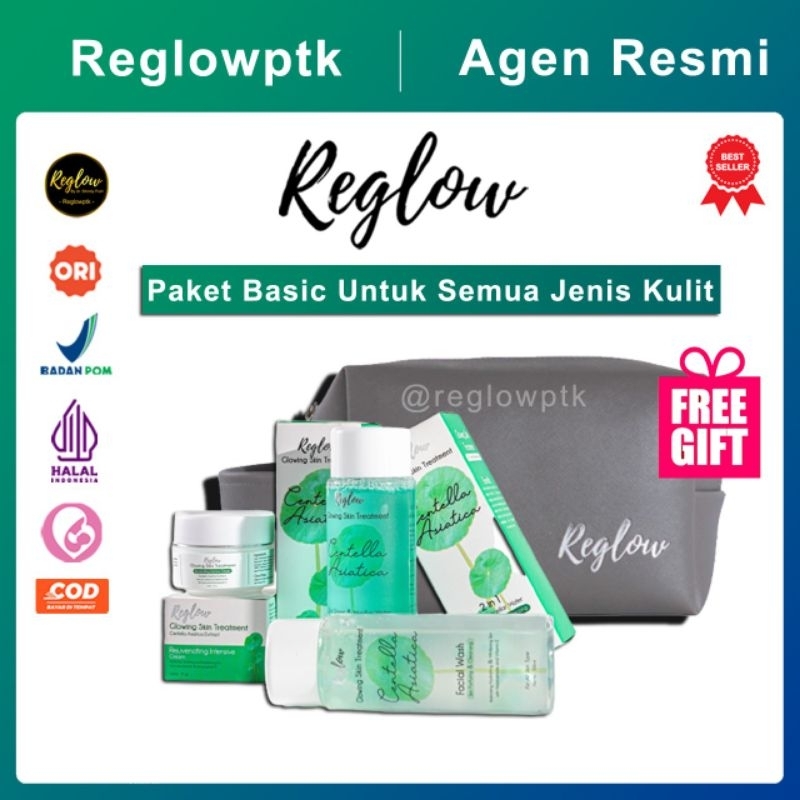 Cream Reglow Original Paket Pemula Reglow Paket Jerawat Reglow dr Shindy Putri Paket Promo Cream dok