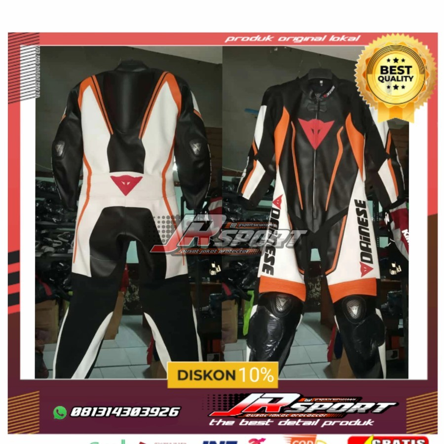 Wearpack balap motor road race dainese jr sport terbaik