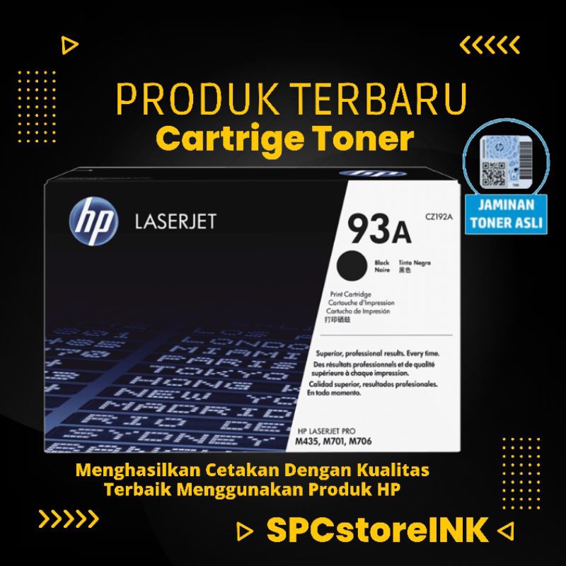 Toner Hp LaserJet 93a Black Toner (CZ192A)