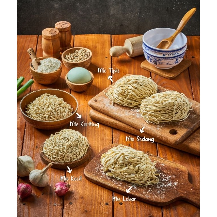 

[COD VY33] mie bakmi mie ayam tipis seperti GM mie mentah Best Product