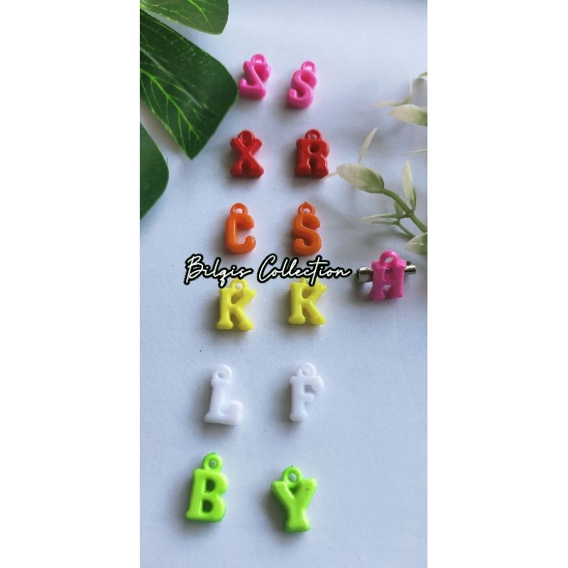 12 PCS ( 1 LUSIN ) BROS HURUF / BROS DAGU HURUF ALFABET  / BROS ANAK / BROS DAGU TERMURAH