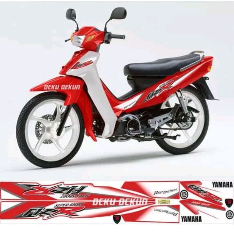 STRIPING FIZ R MERAH PUTIH CUSTOM 107