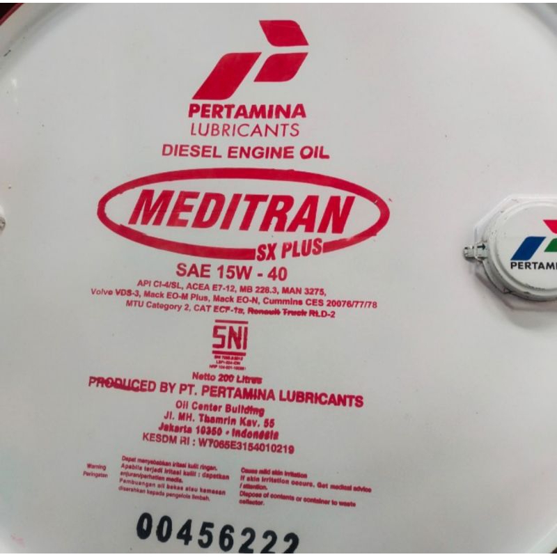 Meditran SX Plus SAE 15w40 Isi 209Liter