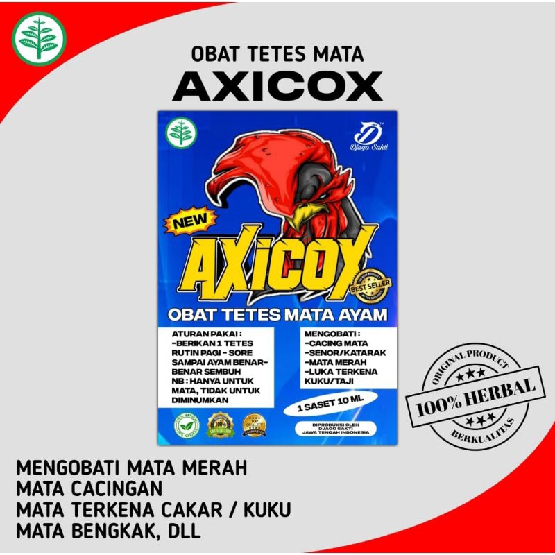 AXICOX CAIRAN TETES MATA AYAM BANGKOK AVICOX PEMBASMI CACING MATA AYAM
