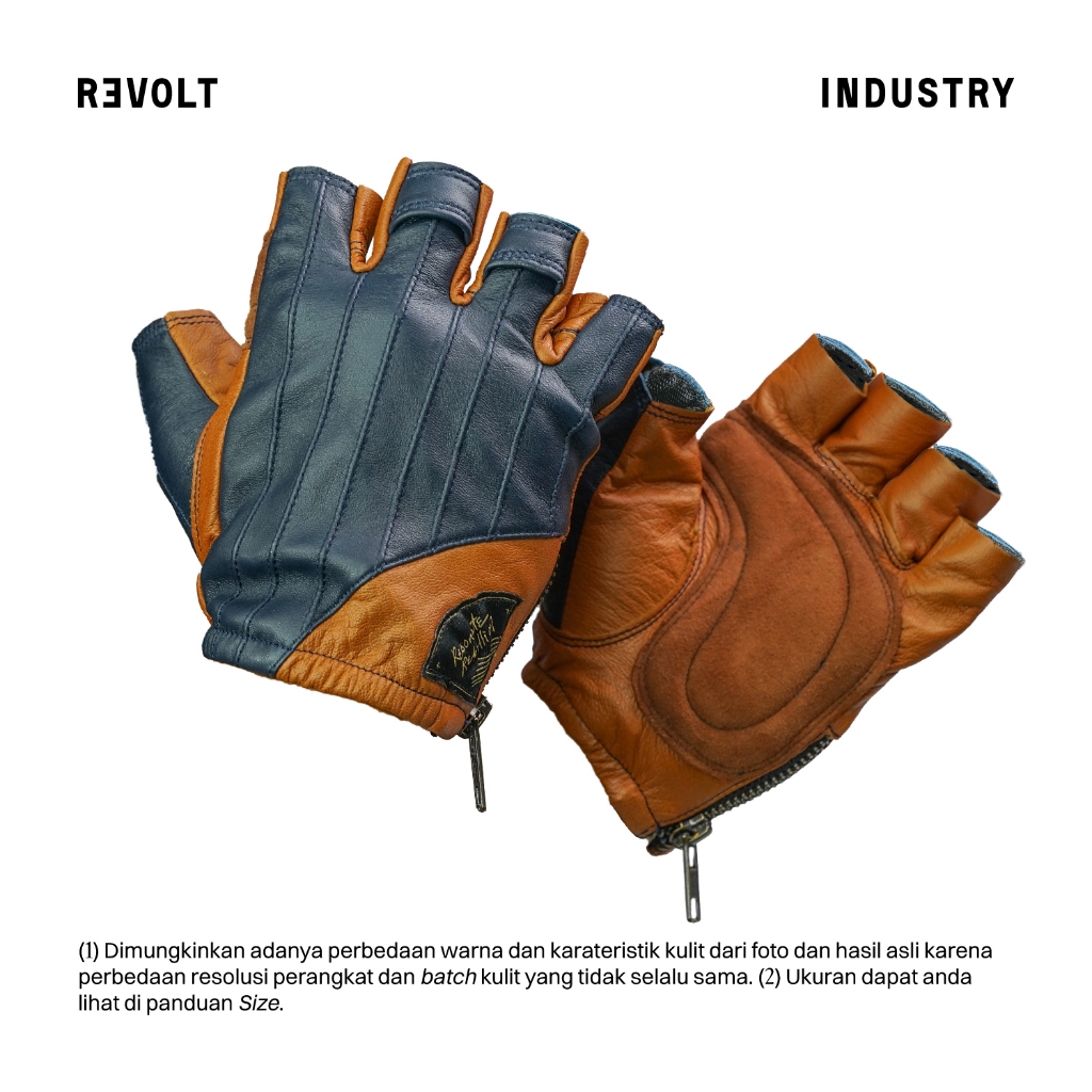 RIDING GLOVES III - Sarung Tangan Motor Kulit  (S,M,L,XL)