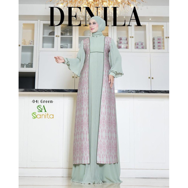 DENILA DRESS By sanita original terbaru