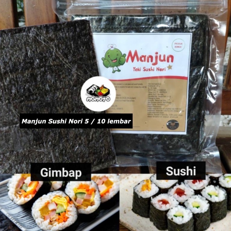 

[Produk H752] (PROMO) Manjun Nori HALAL Seaweed Rumput Laut Sushi Gimbap Korean Yaki Sushi Nori a7bvn