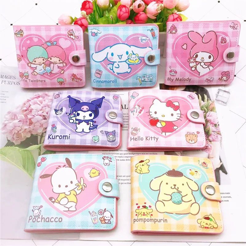 Dompet Anak - Dompet Lipat Mini Anak Perempuan Cewek Motif Karakter
